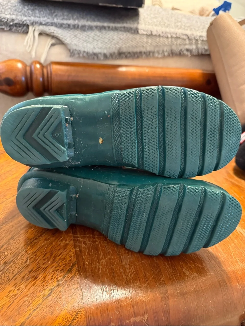 Teal Green Hunter Rain Boots